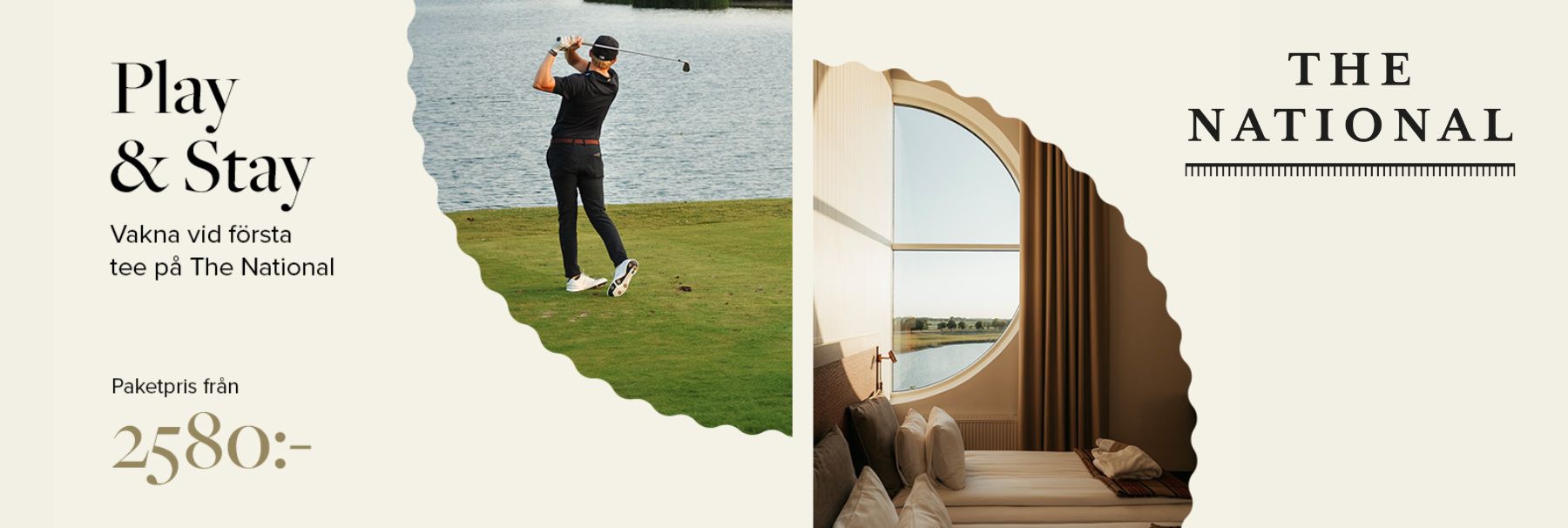 The National bjuder på extra greenfee i golfpaket