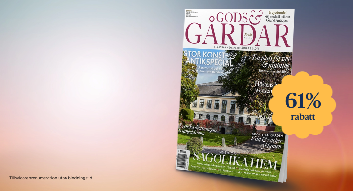 3 nr av Gods & Gårdar för bara 149 kr!