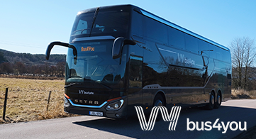 5% rabatt på bussresor med Vy Bus4You!