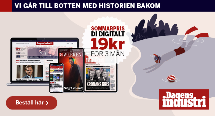 Läs Dagens industri från 19 kr för 3 månader